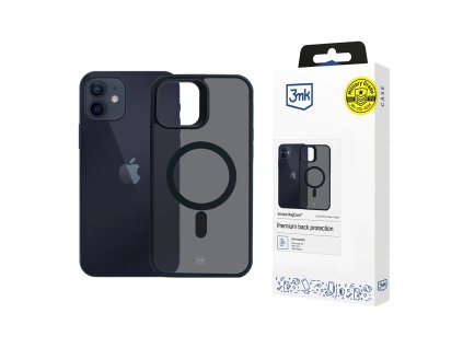 3mk - Smoke MagCase - iPhone 12 Pro / iPhone 12 - Black