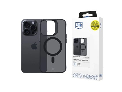 3mk - Smoke MagCase - iPhone 14 Pro Max - Black