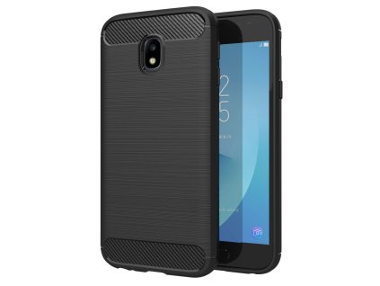 Techsuit - Carbon Silicone - Samsung Galaxy J3 2017 - Black