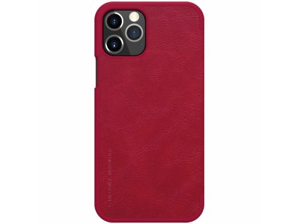 Nillkin - Qin Leather Case - iPhone 12 Pro Max - Red