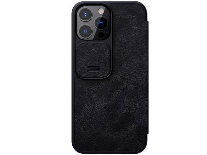 Nillkin - Qin Leather PRO Case - iPhone 13 Pro Max - Black