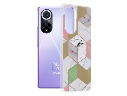 Techsuit - Marble Series - Huawei nova 9 / Honor 50 - Purple Hex