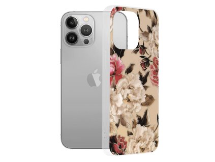 Techsuit - Marble Series - iPhone 13 Pro - Mary Berry Nude