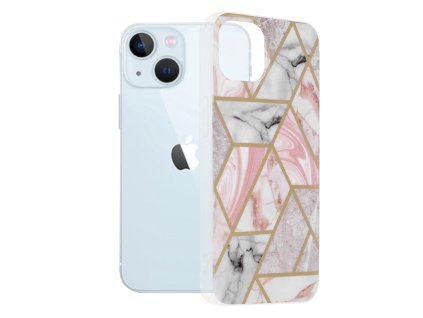 Techsuit - Marble Series - iPhone 13 - Pink Hex