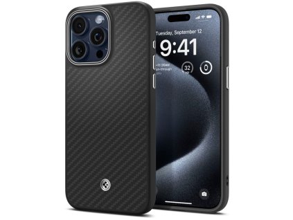 Spigen - Enzo Aramid MagSafe - iPhone 15 Pro - Matte Black