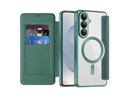 Techsuit - SmartMag Book Case - Samsung Galaxy S26 - Green