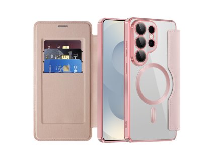 Techsuit - SmartMag Book Case - Samsung Galaxy S26 Ultra - Pink