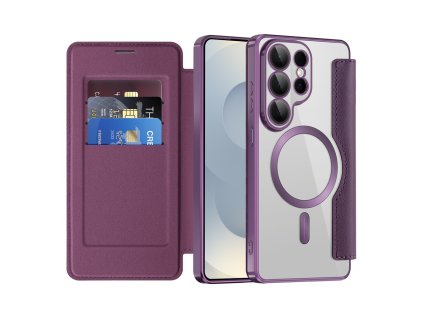 Techsuit - SmartMag Book Case - Samsung Galaxy S26 Ultra - Purple