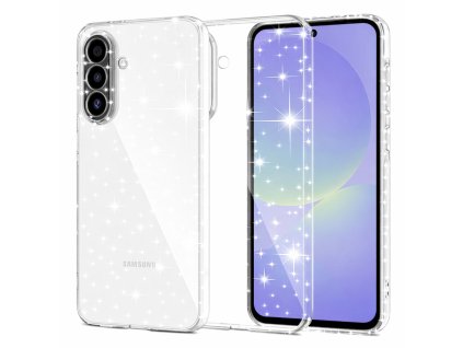 Techsuit – SparkleSkin Series priehľadné ochranné puzdro pre Samsung Galaxy A37 5G – transparentné