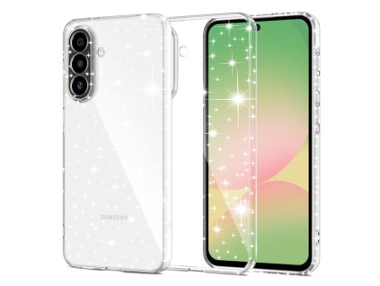 Techsuit – SparkleSkin Series priehľadné ochranné puzdro pre Samsung Galaxy A57 5G – transparentné