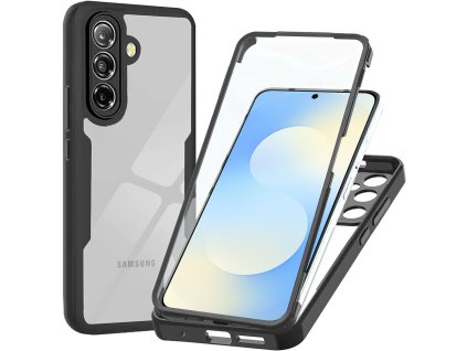 Techsuit – ColorVerse 360 Series + Screen Protector 360° ochranné puzdro s ochranou displeja pre Samsung Galaxy A57 5G – čierne