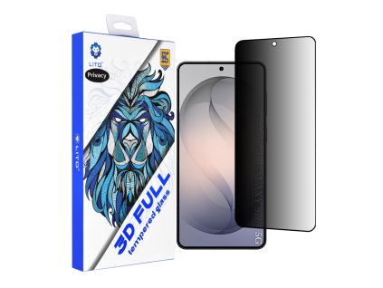 Lito – 3D Full Cover Privacy ochranné sklo pre Samsung Galaxy S26 Plus – čierne
