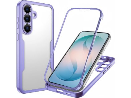 Techsuit – ColorVerse 360 Series + Screen Protector 360° ochranné puzdro s ochranou displeja pre Samsung Galaxy S26 Plus – fialové