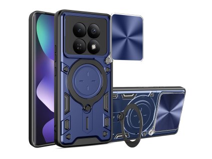 Techsuit – CamGuard Pro ochranné puzdro s krytom fotoaparátu pre Xiaomi Redmi Note 15 5G / Note 15 4G / Poco M8 5G – modré