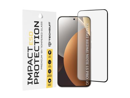 Techsuit - ESD Glass - Xiaomi Redmi Note 15 Pro 5G - Black