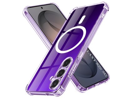 Techsuit - Shockproof Clear Silicone MagSafe - Samsung Galaxy S26 - Clear