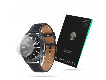 Alien Surface tvrdené sklo [3ks balenie - Celá obrazovka] - Samsung Galaxy Watch 3 (45mm) - Transparent