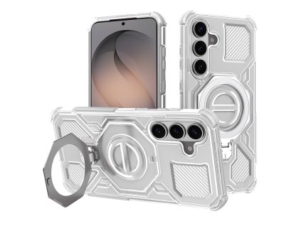 Techsuit - Carbon Shield PRO - Samsung Galaxy S26 - White Transparent