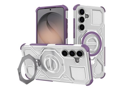 Techsuit - Carbon Shield PRO - Samsung Galaxy S26 - Purple Transparent