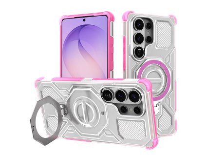 Techsuit - Carbon Shield PRO - Samsung Galaxy S26 Ultra - Pink Transparent