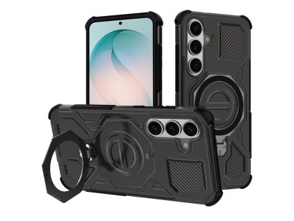 Techsuit - Carbon Shield PRO puzdro pre Samsung Galaxy S26 Plus - čierne