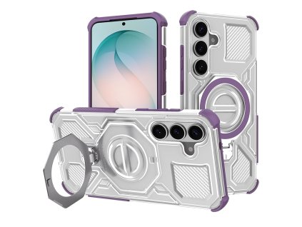 Techsuit - Carbon Shield PRO - Samsung Galaxy S26 Plus - Purple Transparent