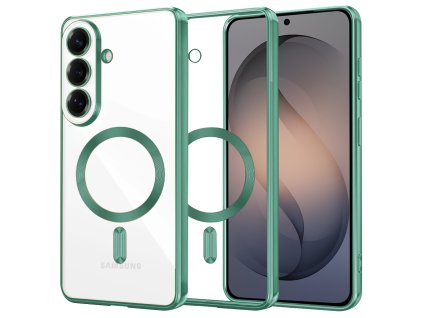 Techsuit - Luxury Crystal MagSafe - Samsung Galaxy S26 - Light Green