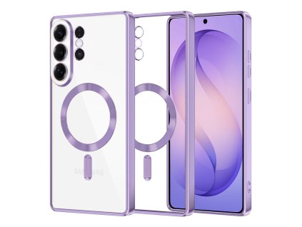 Techsuit - Luxury Crystal MagSafe - Samsung Galaxy S26 Ultra - Light Purple