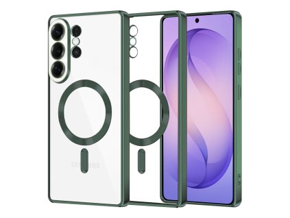 Techsuit - Luxury Crystal MagSafe - Samsung Galaxy S26 Ultra - Deep Green