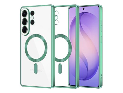 Techsuit - Luxury Crystal MagSafe - Samsung Galaxy S26 Ultra - Light Green