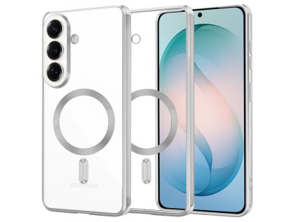 Techsuit - Luxury Crystal MagSafe - Samsung Galaxy S26 Plus - Silver