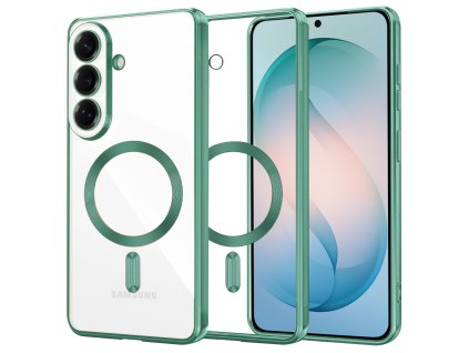 Techsuit - Luxury Crystal MagSafe - Samsung Galaxy S26 Plus - Light Green