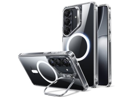 ESR - Classic Hybrid HaloLock Kickstand - Samsung Galaxy S26 Plus - Clear