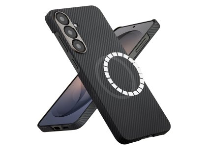 Techsuit - Aramid Fiber MagSafe - Samsung Galaxy S26 - Black