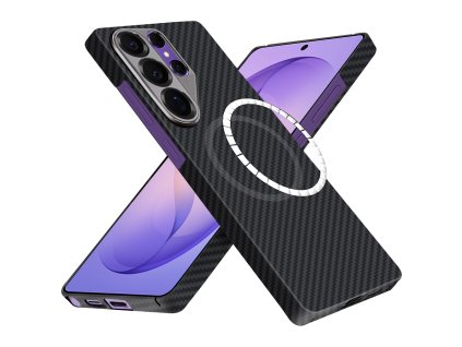 Techsuit - Aramid Fiber MagSafe - Samsung Galaxy S26 Ultra - Black