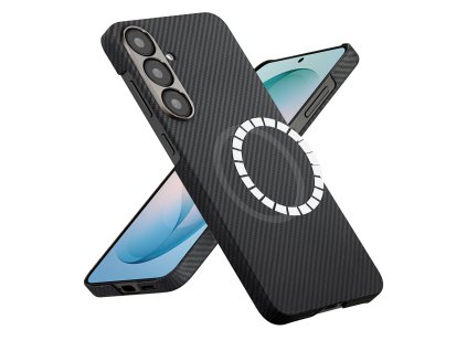 Techsuit - Aramid Fiber MagSafe - Samsung Galaxy S26 Plus - Black