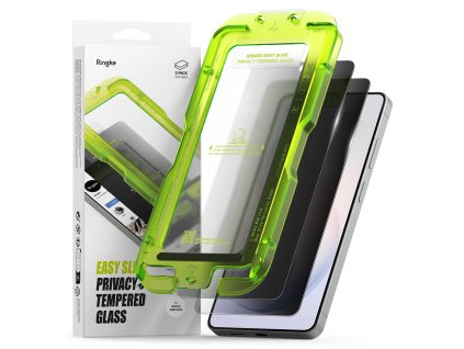 Ringke - Easy Slide Tempered Glass (2 pack) - Samsung Galaxy S26 Ultra - Black