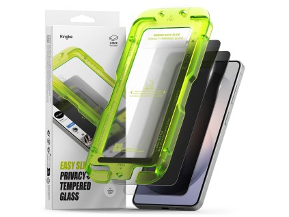 Ringke - Easy Slide Tempered Glass (2 pack) - Samsung Galaxy S26 Plus - Black