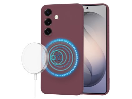 Techsuit - SoftFlex MagSafe - Samsung Galaxy S26 - Plum Red