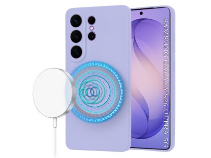 Techsuit - SoftFlex MagSafe - Samsung Galaxy S26 Ultra - Light Purple