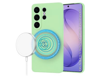 Techsuit - SoftFlex MagSafe - Samsung Galaxy S26 Ultra - Mint Green
