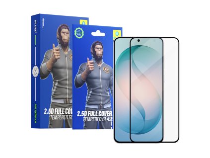 Blueo - 2.5D Silk Full Cover HD Glass (5 pack) - Samsung Galaxy S26 Plus - Black