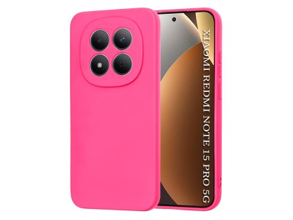 Techsuit - SoftFlex - Xiaomi Redmi Note 15 Pro 5G - Hot Pink