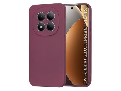 Techsuit - SoftFlex - Xiaomi Redmi Note 15 Pro+ 5G / Poco M8 Pro 5G - Plum Red