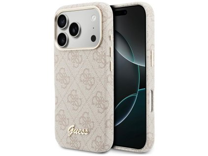 Guess - 4G Script MagSafe (GUHMP17X5P4FWMSP) - iPhone 17 Pro Max - Pink