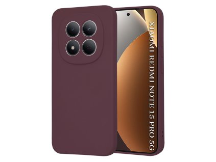 Techsuit - SoftFlex - Xiaomi Redmi Note 15 Pro 5G - Plum Red