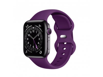 Remienok (W031) - Apple Watch 1/2/3/4/5/6/7/8/SE/SE 2 (38/40/41mm) - Dark Purple