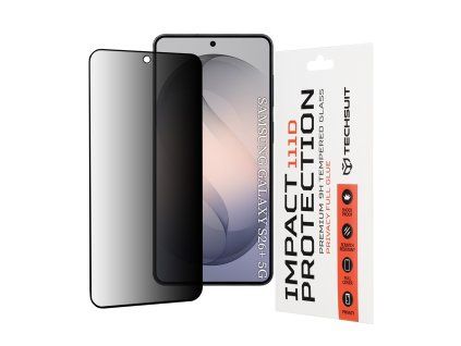 Techsuit - 111D Privacy Full Glue - Samsung Galaxy S26 Plus - Black