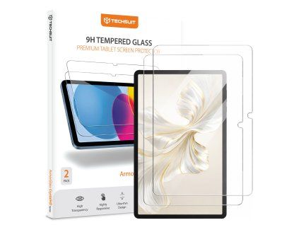 Techsuit - ArmorGlass CrystalHD (2 pack) - Honor Pad 9 / Pad 10 - Clear
