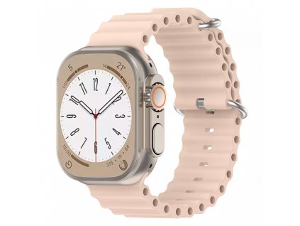 Remienok (W038) - Apple Watch 1/2/3/4/5/6/7/8/SE/SE 2 (38/40/41mm) - Pink